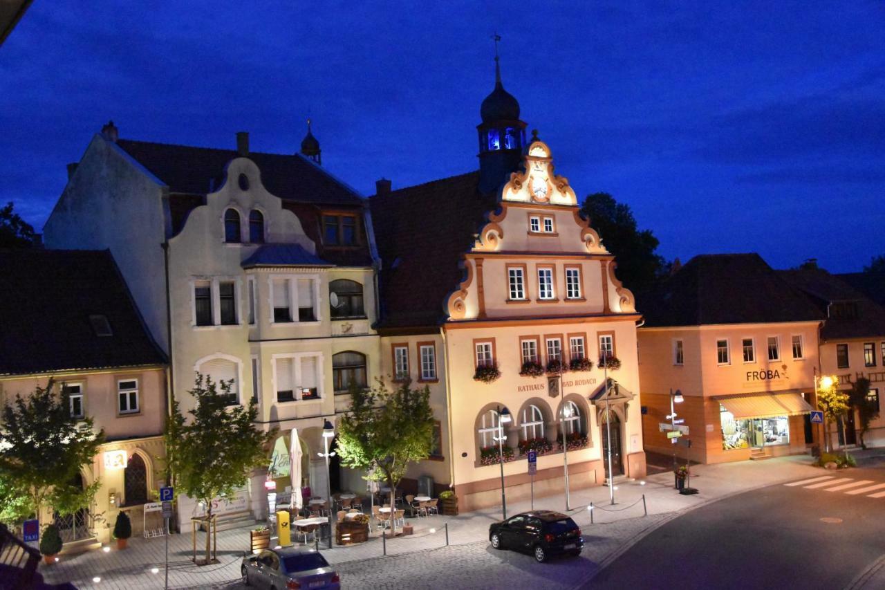 Apartment Therme Natur - Ferienhaus "Zum Goldenen Loewen" Bad Rodach Exteriör bild